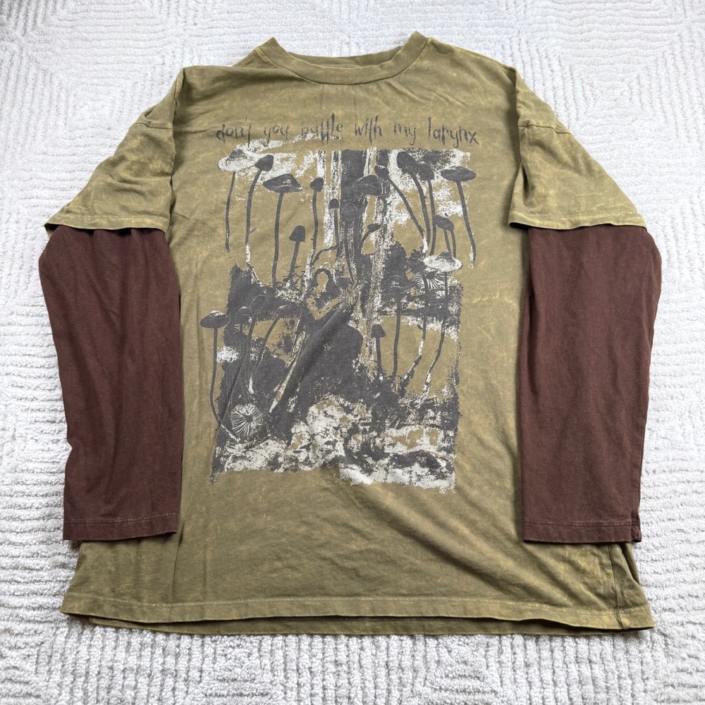 Melanie Martinez Portals Shirt Women's Medium Green Mushroom Tour Merch Indie